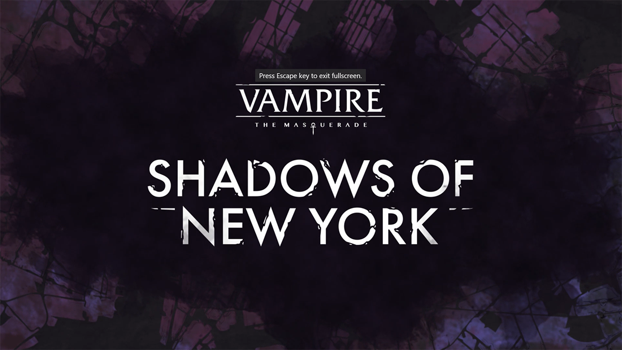 Vampire: The Masquarade Shadows of the New York